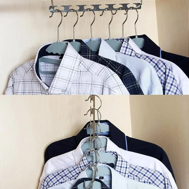 1pcs 37cm Wardrobe Multi-Clip Pant Hangers