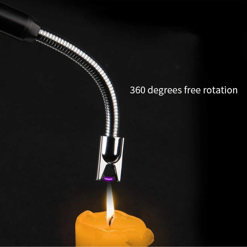 1Pc Electric Igniter Windproof Usb Rechargeable Ignition Stick