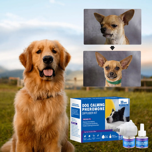 🥇 CalmEase™ Pet Pheromone Diffuser – Natural Anxiety Relief for Cats & Dogs