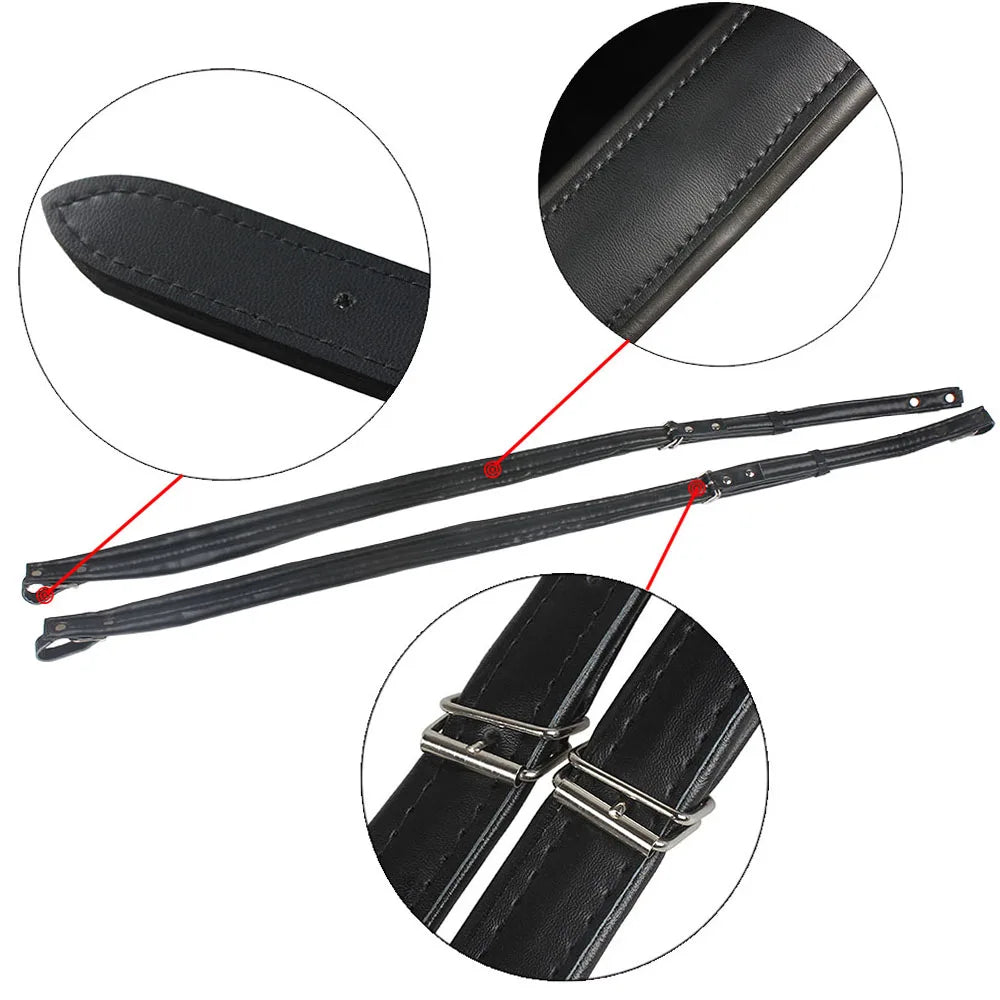 High Quality One Pair Adjustable Synthetic Leather Accordion Shoulder Straps for 16-120 Bass Accordions