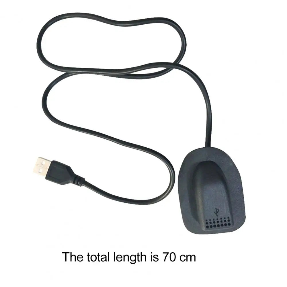 Stable USB Charging Cable Durable Black External USB Charging Cable Backpack Accessories for Office USB Charging Cord