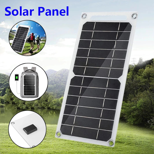 Waterproof Portable Battery Panel Solar 5VUSB 6W Charger Mobile Phone Mobile Power