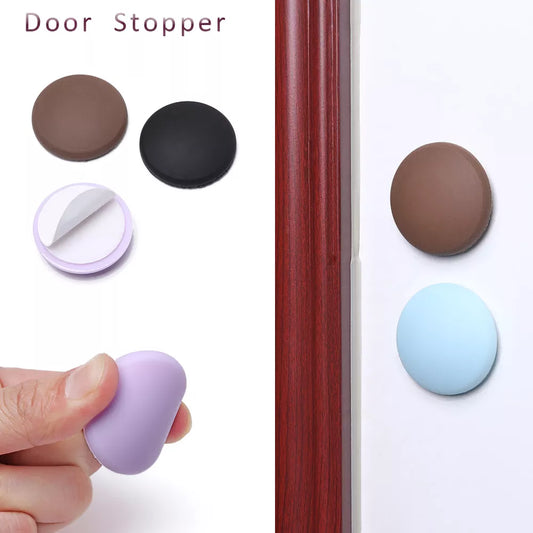 Wall Protector Self Adhesive Round Silicone Door Anti-slip Sticker