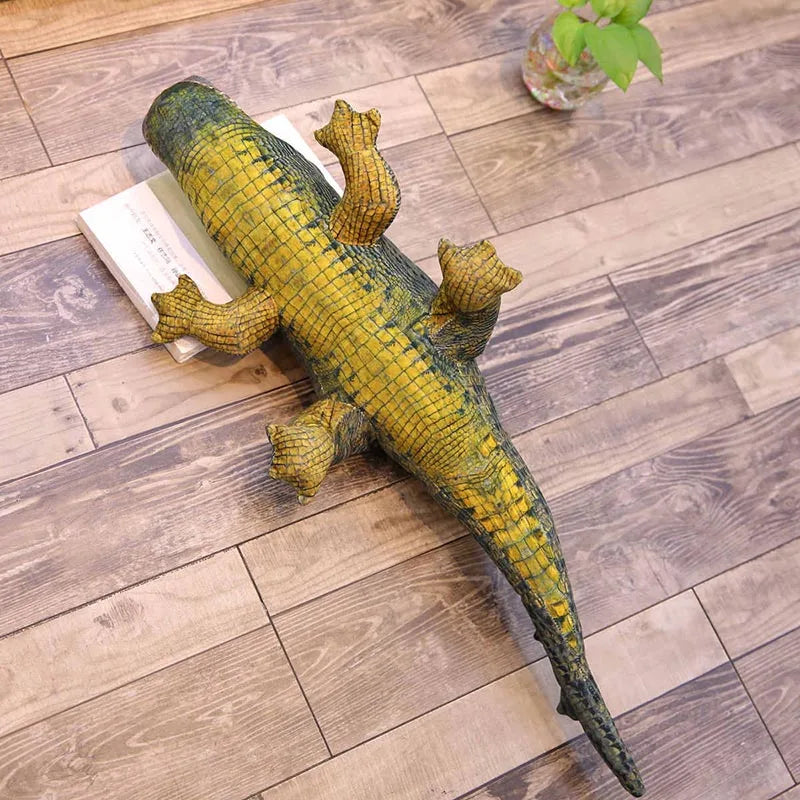 Reallife Plush Crocodile Toy Stuffed Simulation Animal Soft Doll 2m Big Toy for Children Birthday Gift for boy