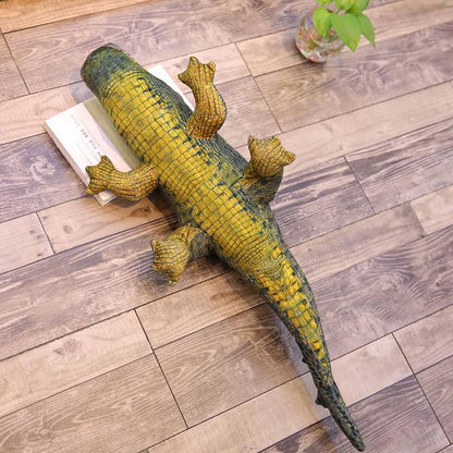 Reallife Plush Crocodile Toy Stuffed Simulation Animal Soft Doll 2m Big Toy for Children Birthday Gift for boy