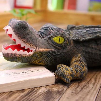 Reallife Plush Crocodile Toy Stuffed Simulation Animal Soft Doll 2m Big Toy for Children Birthday Gift for boy