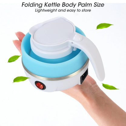 Pocket POT Mini Electric Kettle Portable Mini Foldable Kettle Silicone Electric Kettle Heater Outdoor Travel Home Tea Pot Water Kettle 0.6L 600W