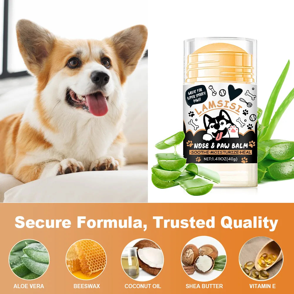 PawGuard™ Lick-Safe Dog Balm – Moisturizing & Crack Prevention