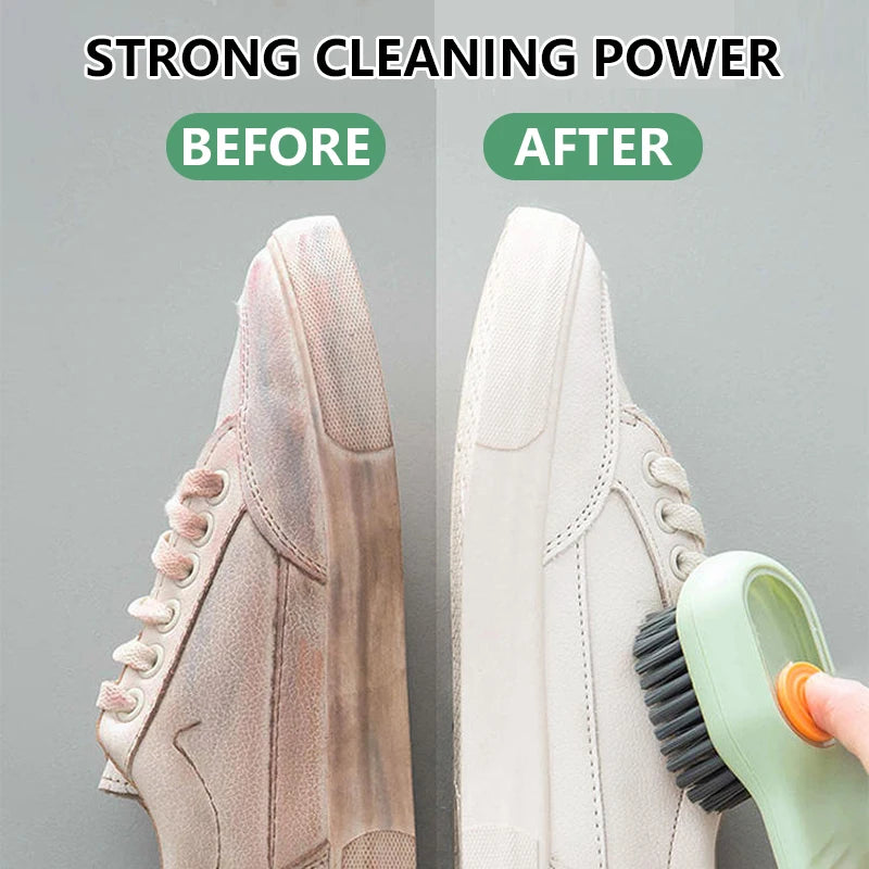 1/2Pcs Multifunctional Cleaning Brush Soft-bristled Liquid Shoe Brush Clothes Brush