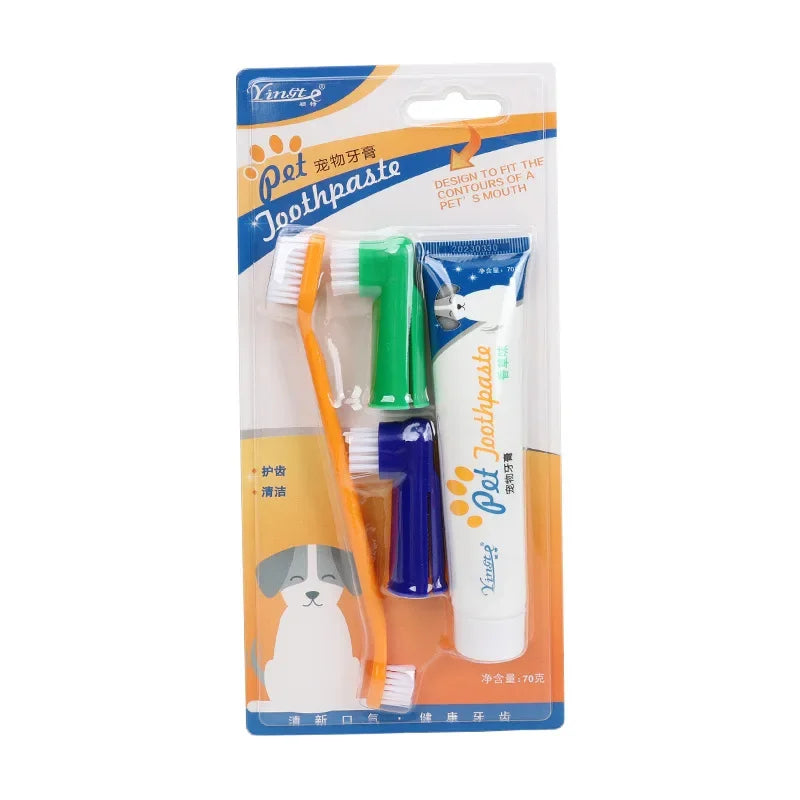 PawBrush™ 360° Finger Toothbrush – Food Grade Silicone Dental Care for Dogs & Cats