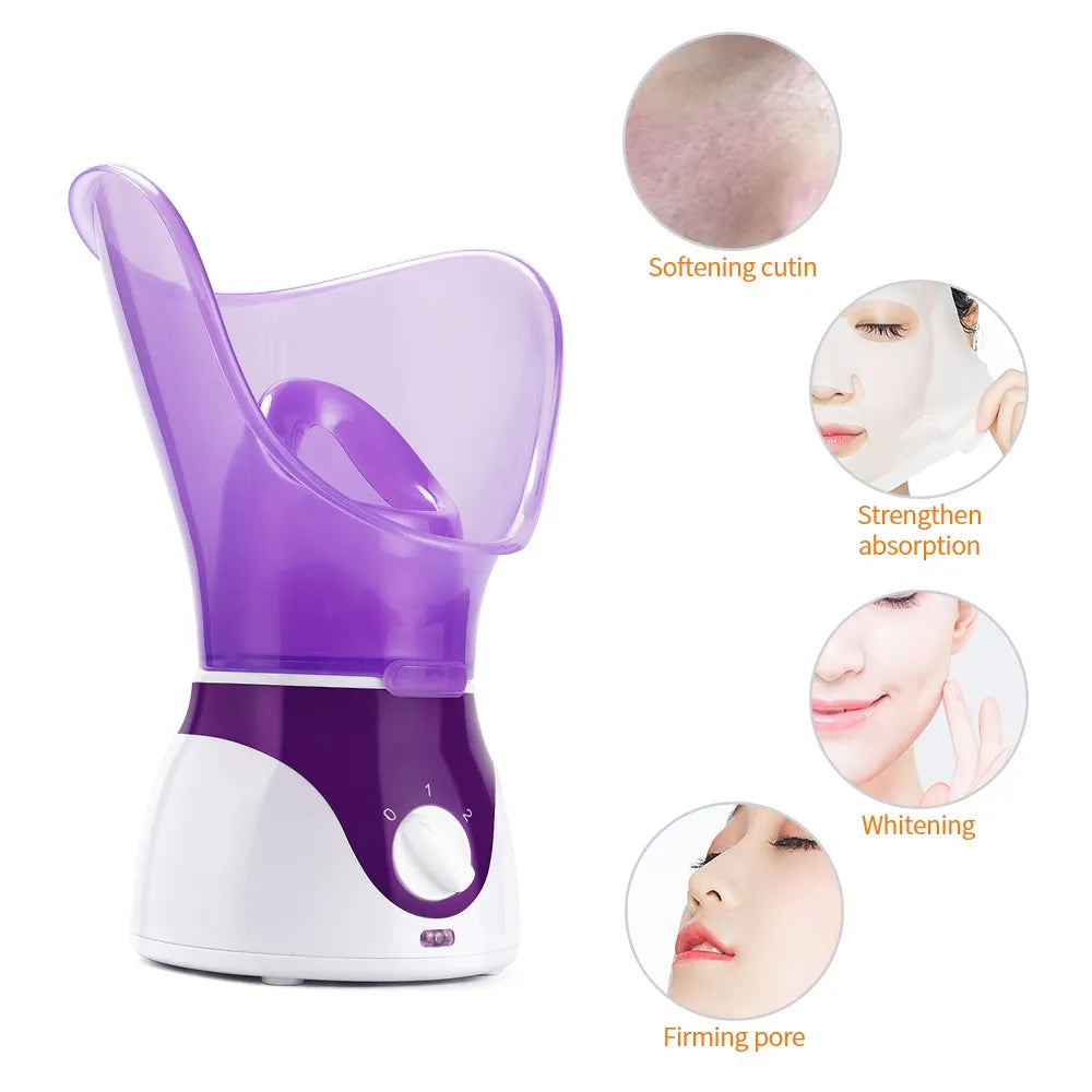 HydraHeaven Skin Quencher
Face Steamer Facial Heating Sprayer Skin Moisturizing Pore Cleaner Facial Hot Fog Steamer Home Care Skin Humidifier SPA Machine