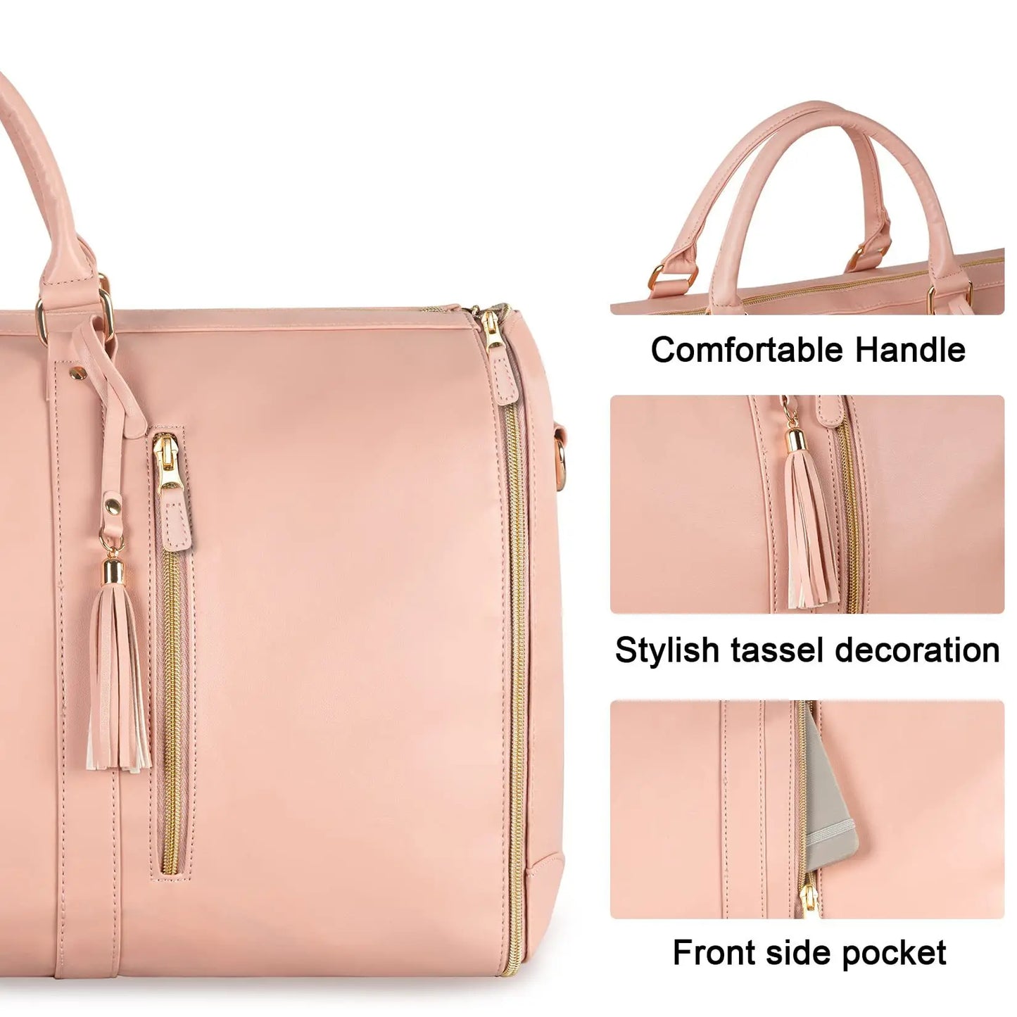 FitFlex Expedition Tote Bag Women's Handbag Foldable Suitbag Waterproof Clothes Totes Gym Duffle Bag