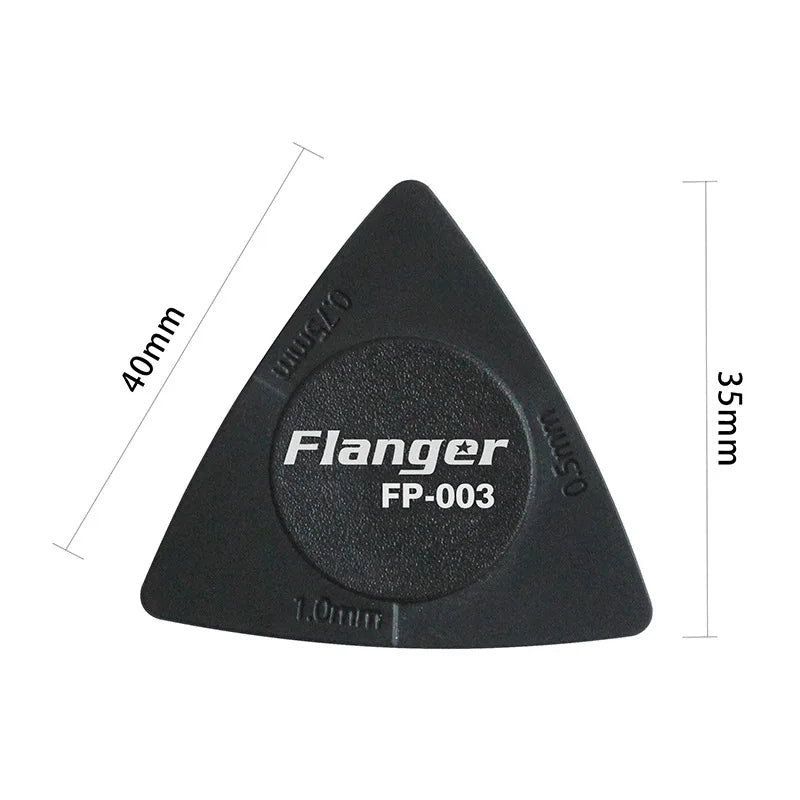 Flanger 3 Thickness Triangle Guitar Picks Antislip Style Picks