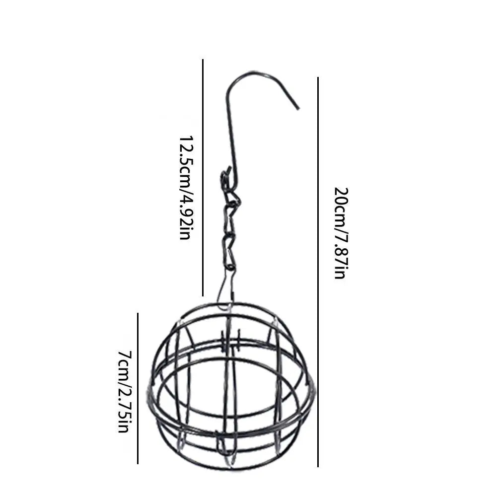 Suet Ball Feeder Bird Suet Balls Holder For Bird Feeding Metal Bird Feeder Fat Ball Bird Feeders Energy Suet Ball J5G5