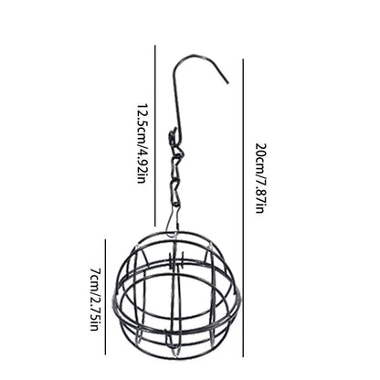 Suet Ball Feeder Bird Suet Balls Holder For Bird Feeding Metal Bird Feeder Fat Ball Bird Feeders Energy Suet Ball J5G5