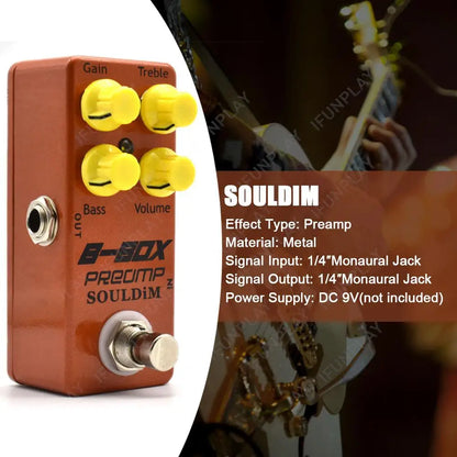 Electric Guitar Pedal Overdrive/Booster/Delay/Pramp/Reverb/Noise Reduction/Analog Delay Effect Pedal