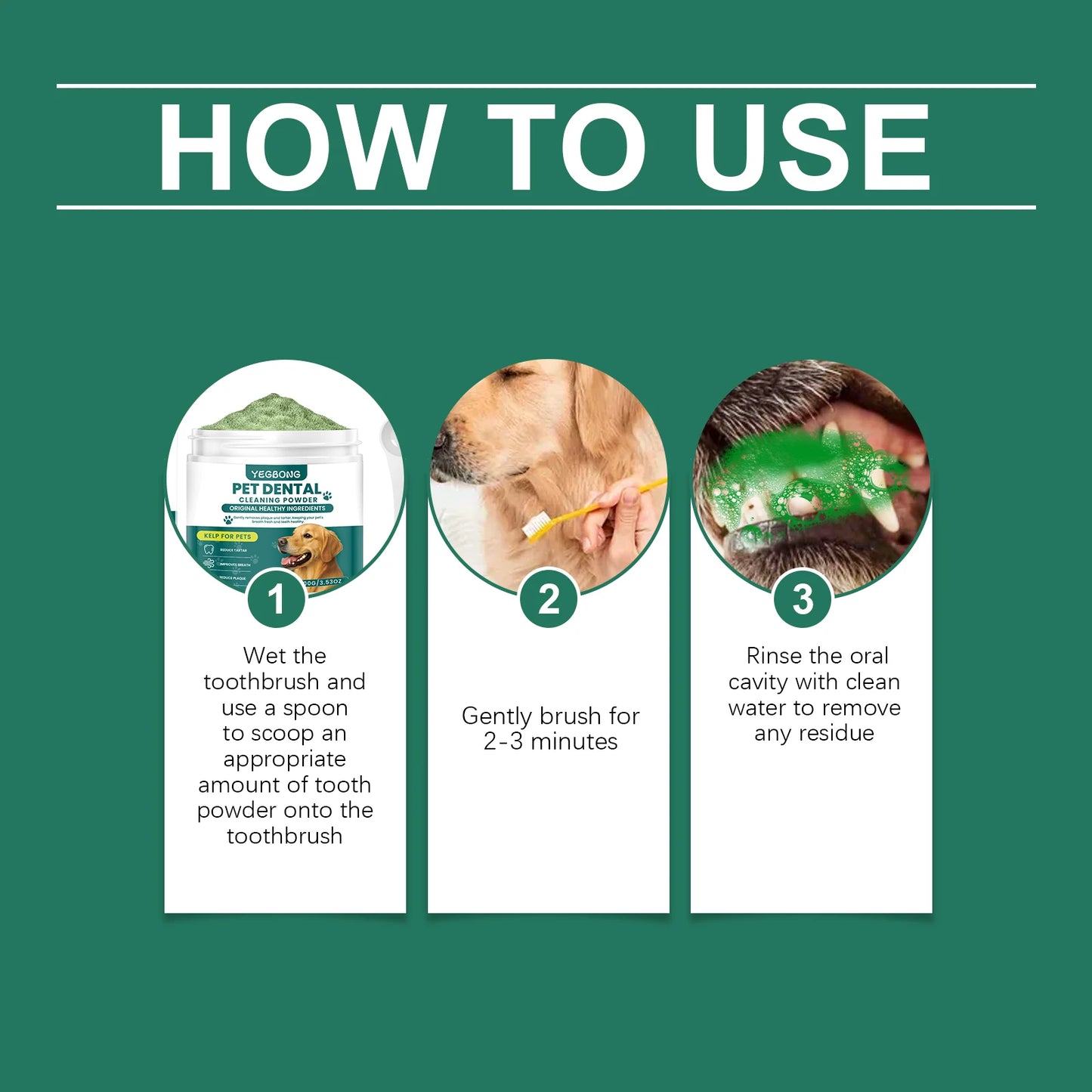 PawClean™ Dog Teeth Powder – Tartar & Calculus Control for Fresh Breath