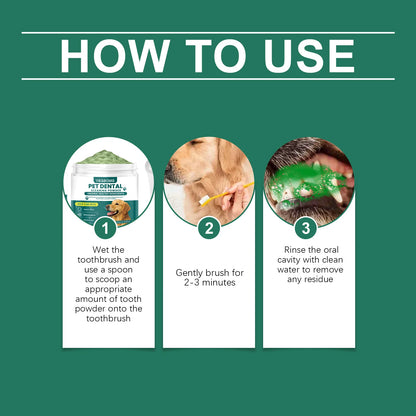 PawClean™ Dog Teeth Powder – Tartar & Calculus Control for Fresh Breath