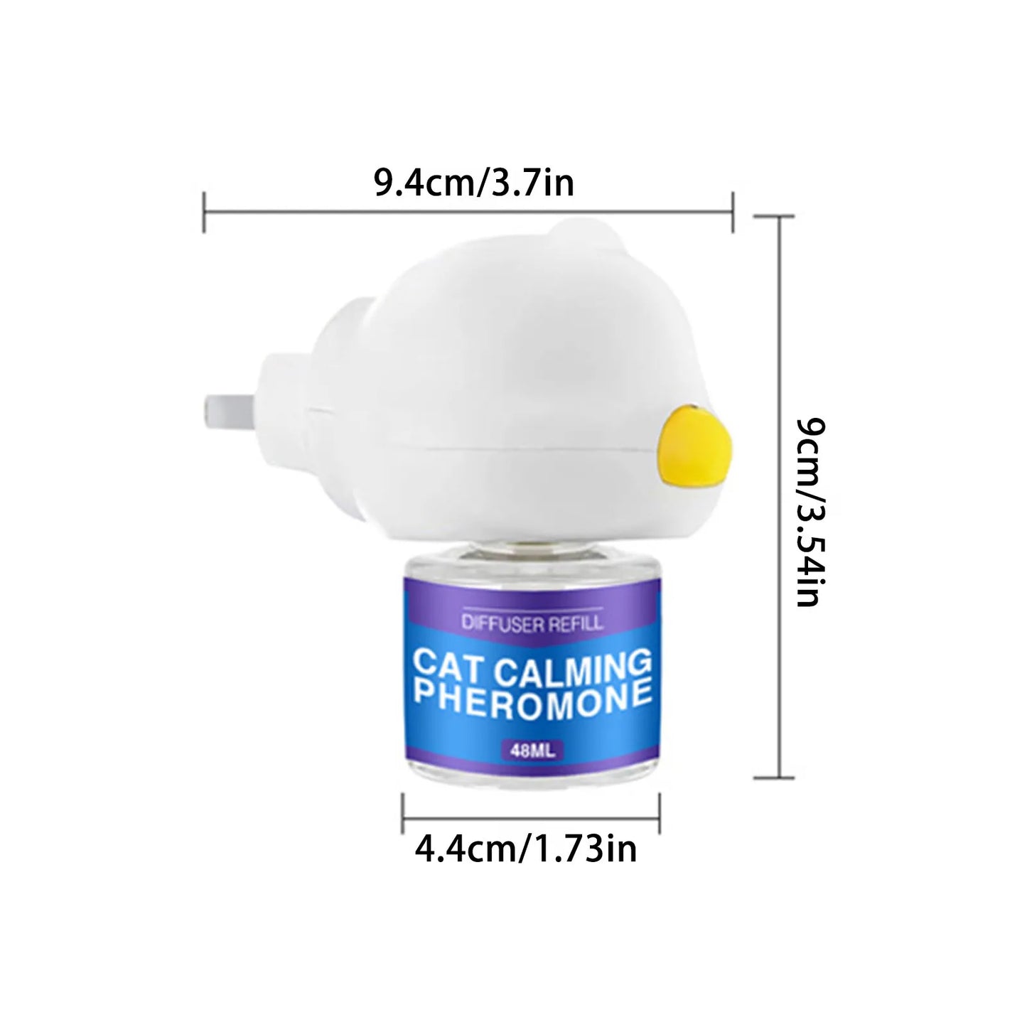 🥇 CalmEase™ Pet Pheromone Diffuser – Natural Anxiety Relief for Cats & Dogs