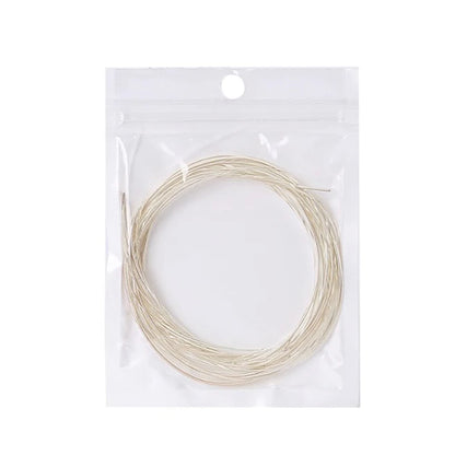6pcs Guitar Strings Nylon Classical Strings Silver Guitar Accessories for Long-lasting Bright And Full Tone