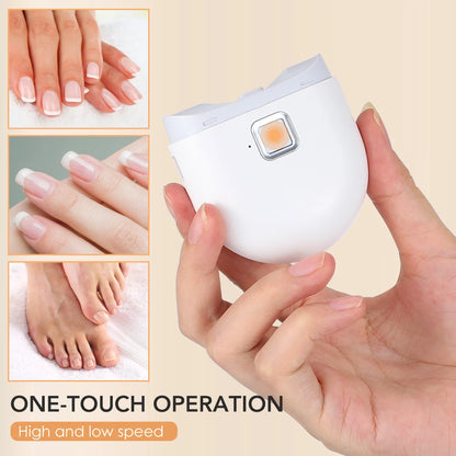 Electric Nail Clipper For Baby Adult USB Rechargeable Automatic Nail Clippers Trimmer Cutter Grinder Manicure Pedicure Tools
