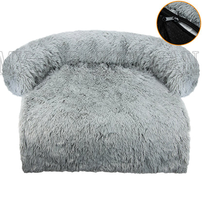 All‑Season Plush Pet Bed – Waterproof, Washable Sofa Cushion for Cats & Dogs