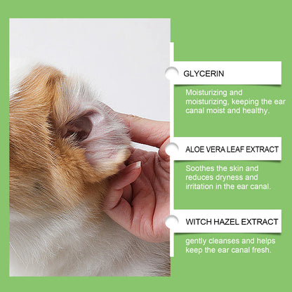 PawSoothe™ Hypoallergenic Ear Wipes – Gentle Cleaning for Dogs & Cats