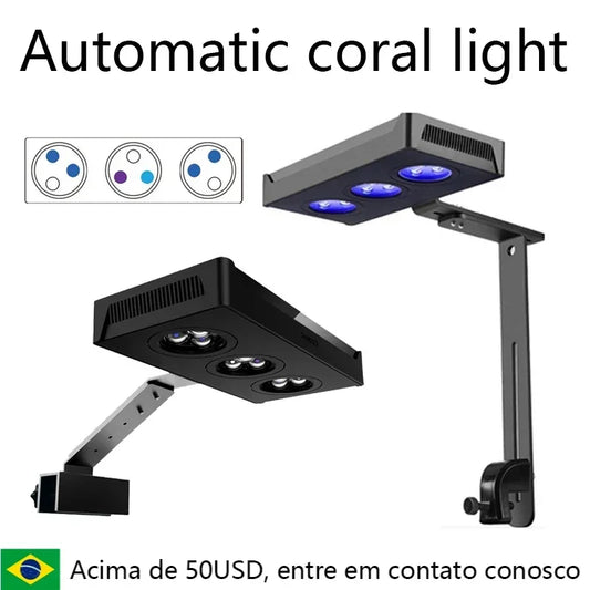 AquaLumina Touch Wave Reef Illuminator Spectra Nano 029 Aquarium Light 30W 40W Saltwater Lighting Tank Mobile WIFI Control