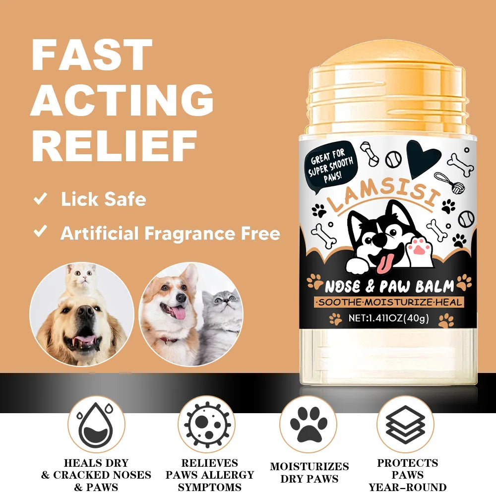 PawGuard™ Lick-Safe Dog Balm – Moisturizing & Crack Prevention