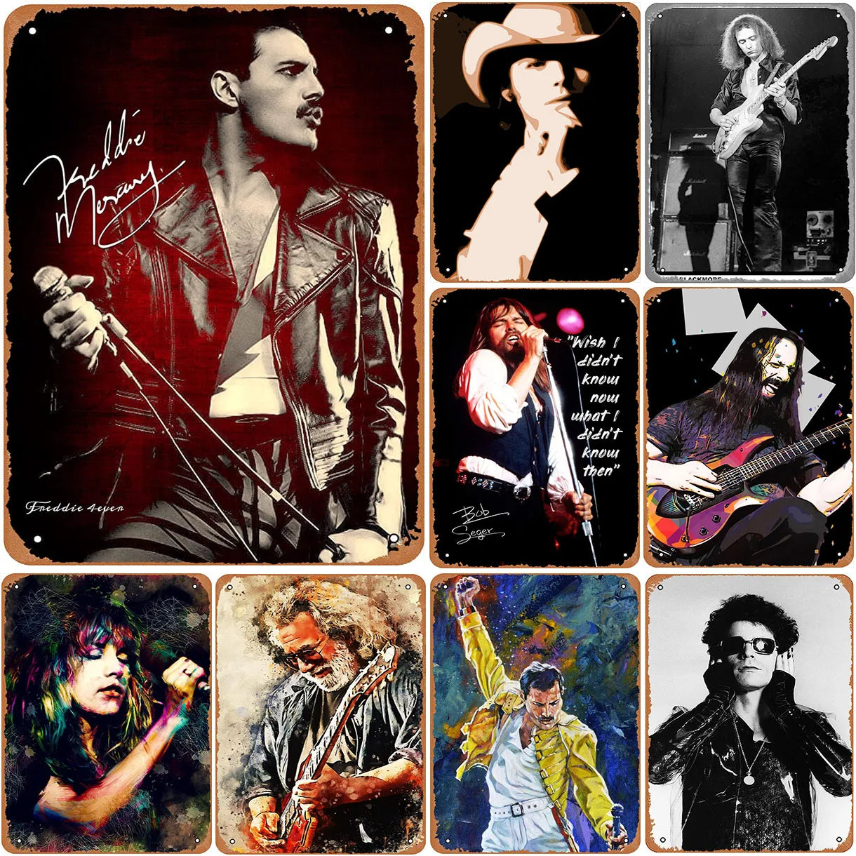 Rock Posters Gifts for Beatles Fans Classic Rock for Cafe Pub Bar Decorative