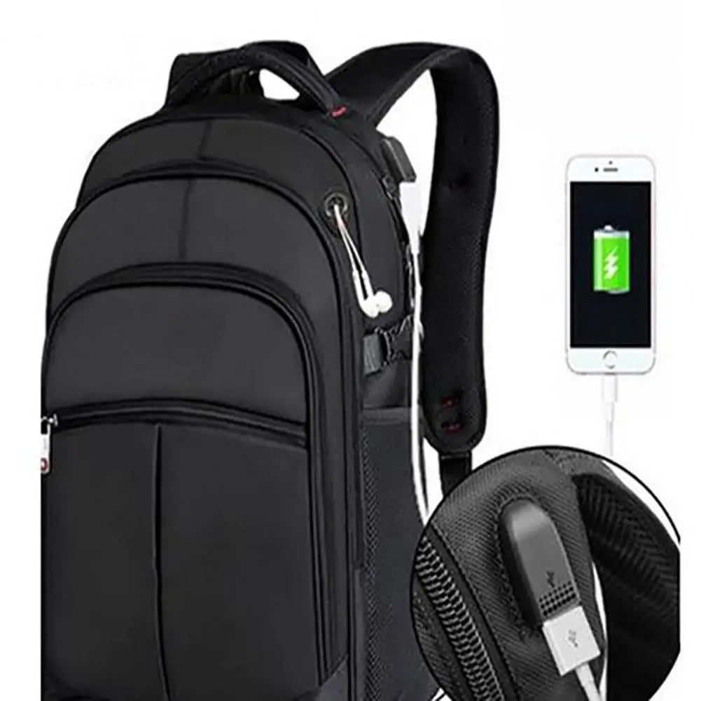 Stable USB Charging Cable Durable Black External USB Charging Cable Backpack Accessories for Office USB Charging Cord