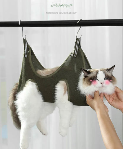 MADDEN Pet Grooming Hammock Helper Cat Dog Beauty Hammock Puppy Grooming Cuting Nails Hammock Tool Restraint Bag Pet Accessories
