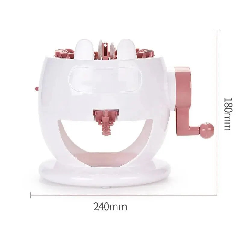 1pc Smart Weaving Loom Knitting Board Rotating Double Knitting Loom Round Loom Artifact Wool Machine DIY For Adults And Kids