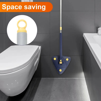 Triangular Mop Foldable  360° Rotatable Water Absorption