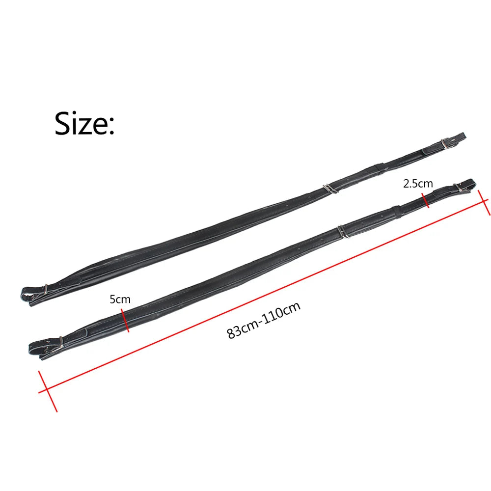 High Quality One Pair Adjustable Synthetic Leather Accordion Shoulder Straps for 16-120 Bass Accordions