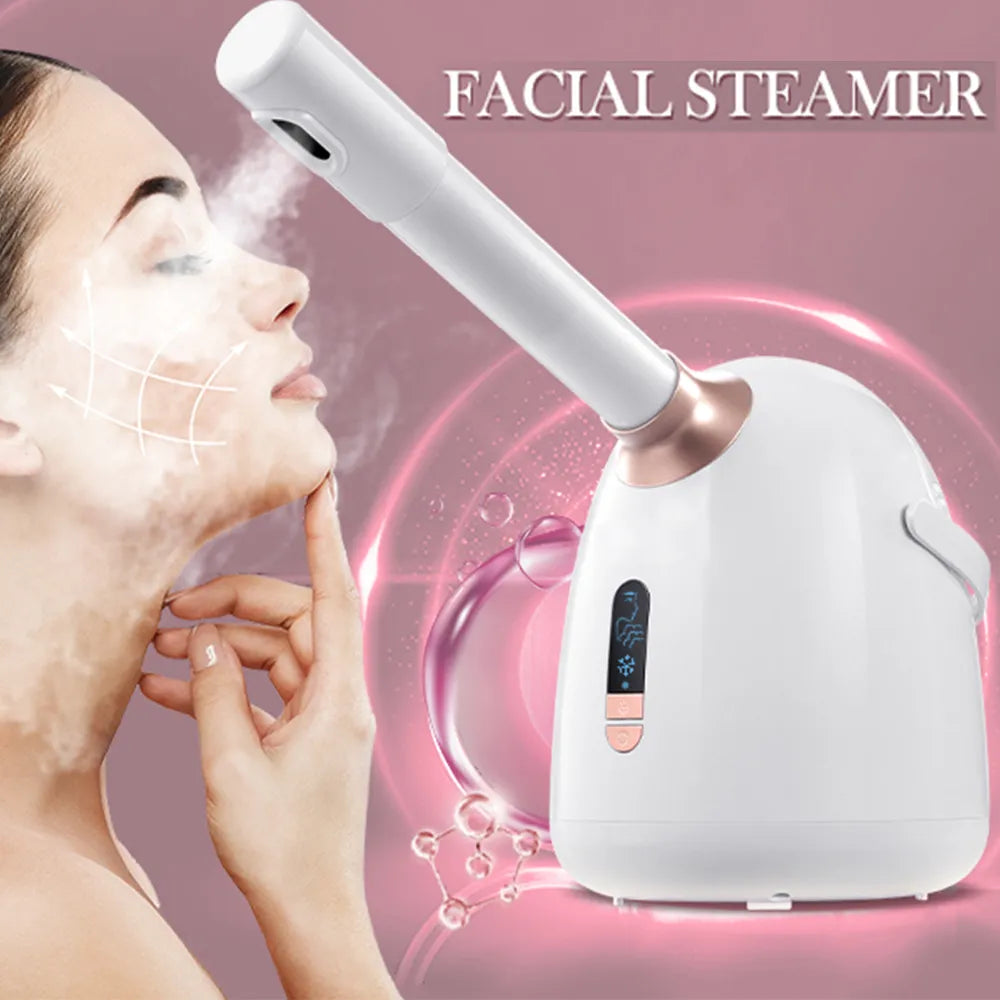 SPA Facial Steamer Hot/Cool Face Steamer Face Cleaner Moisturizing Nano Mist Sprayer Facial Anti-aging Wrinkle Sauna Humidifier