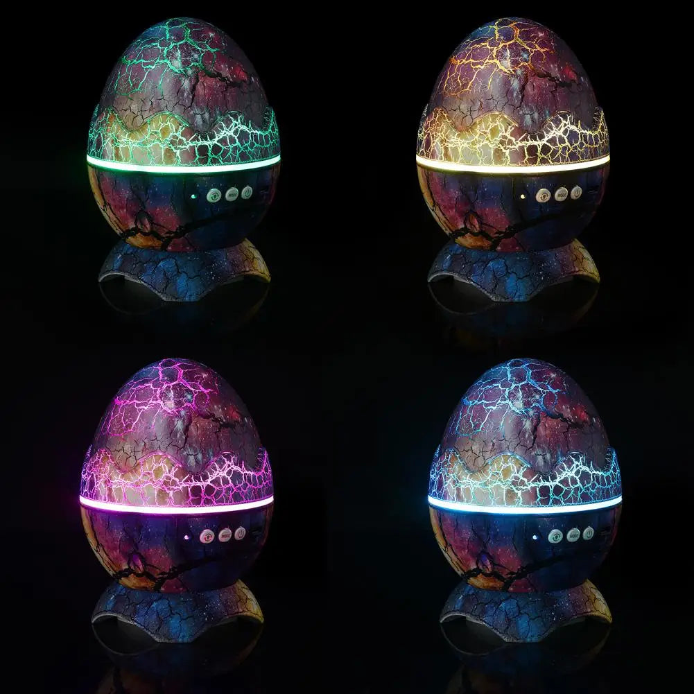 Led Dinosaur Eggs Shell Galaxy Starry Projector Bluetooth-compatible Remote Control Night Lights Children Gift Bluetooth