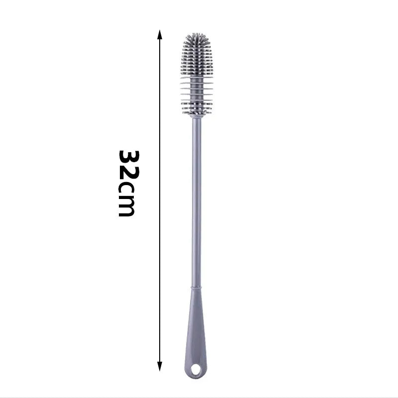 FlexiClean Long Reach Cup Brush
Bottle Brush Insulation Cup Washing No Deadend Long Handled Silicone Cleaning Brush Household Multifunctional Cleaning Tools