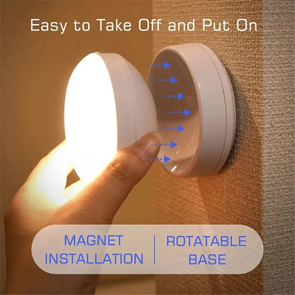 LED Motion Sensor Night Light USB Rechargeable