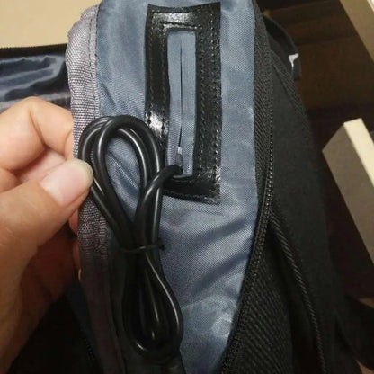 Stable USB Charging Cable Durable Black External USB Charging Cable Backpack Accessories for Office USB Charging Cord