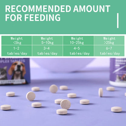 HealthHarmony Pet NutriGems Pet Vitamins  for Dogs Cats Nutrient Multivitamin Tablets Beautiful Hair