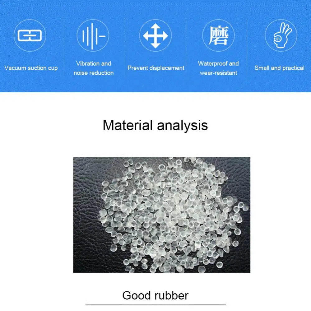 1/4Pcs Anti Vibration Feet Pads SteadySway Anti-Skid Washer Feet