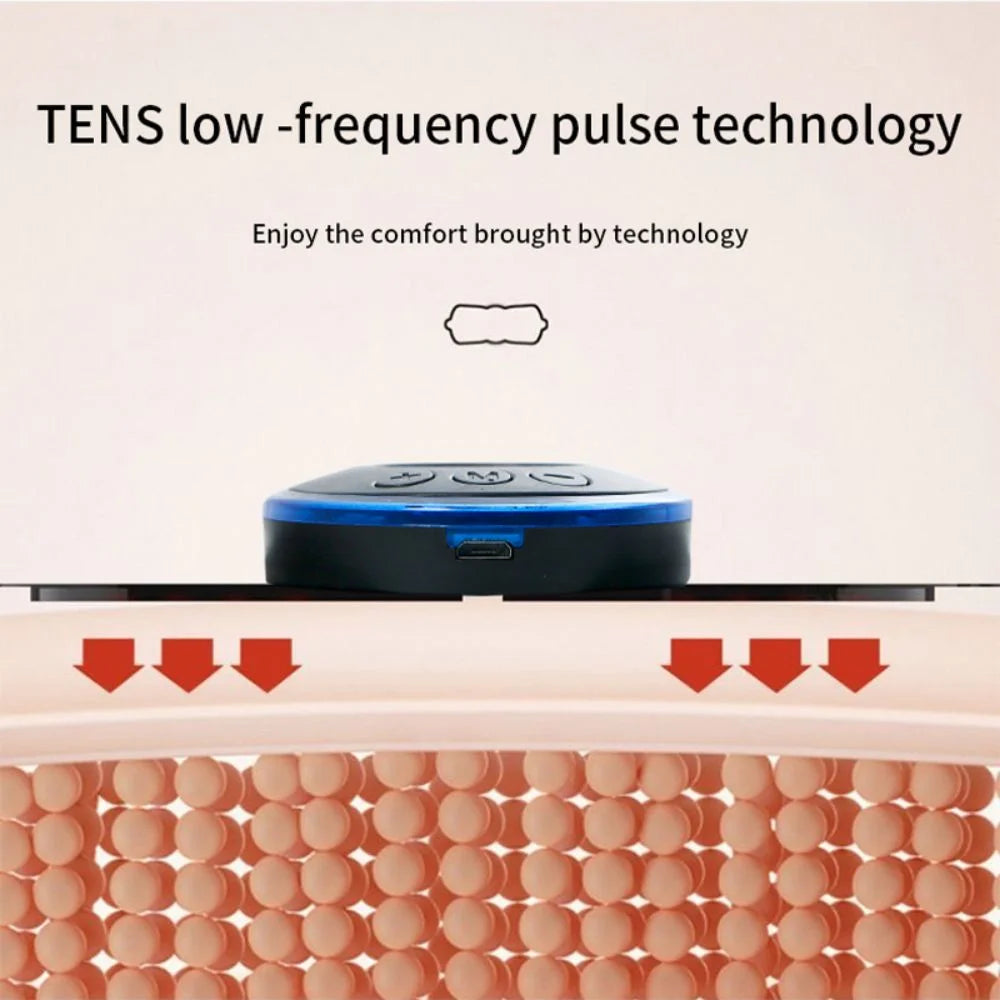 Ems Smart Mini Massage Sticker Portable Electric Neck Massager Shoulder and Neck Pulse Physiotherapy Instrument Cervical Massage