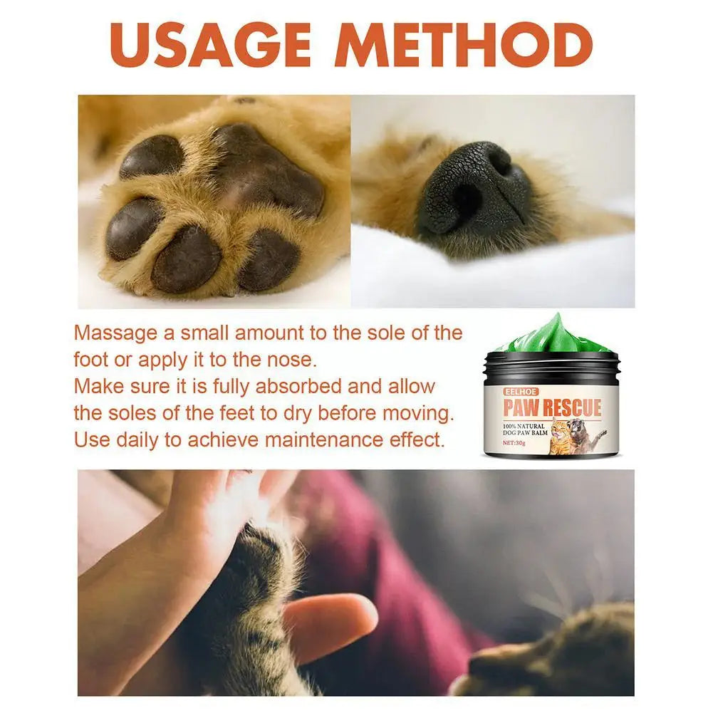 Paw Silk Moisture Magic Salve Dog Paw Balm 30g Cat Dog Paw Protective Cream Hot Pavement Protection Wax Z1X5