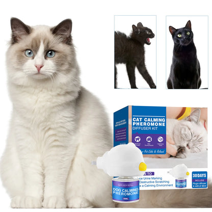 🥇 CalmEase™ Pet Pheromone Diffuser – Natural Anxiety Relief for Cats & Dogs