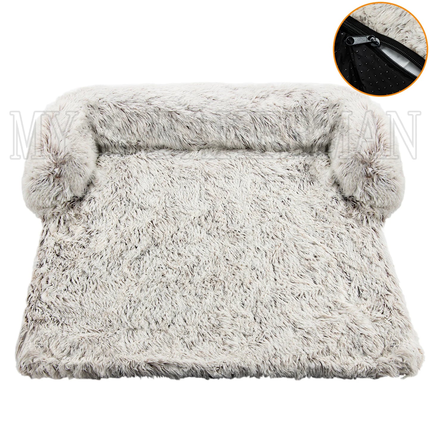 All‑Season Plush Pet Bed – Waterproof, Washable Sofa Cushion for Cats & Dogs