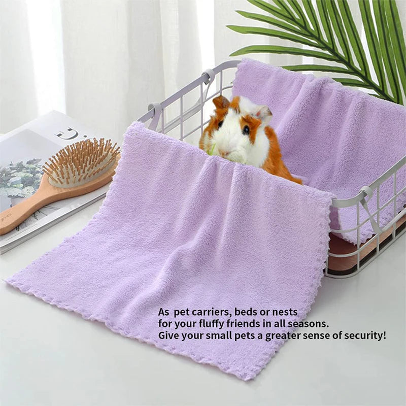 CozyCritter™ Fleece Cage Liners – Soft Bedding for Rabbits, Guinea Pigs & Hamsters