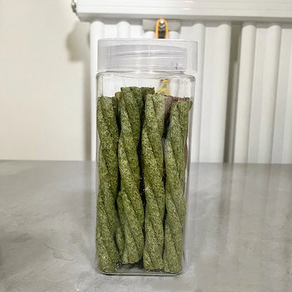 20Pcs Small Pet Teeth Cleaner Chew Stick Rose Calendula Lavender Molar Rod for Hamster Chinchillas Rabbit Grinding Rod Bite Toy