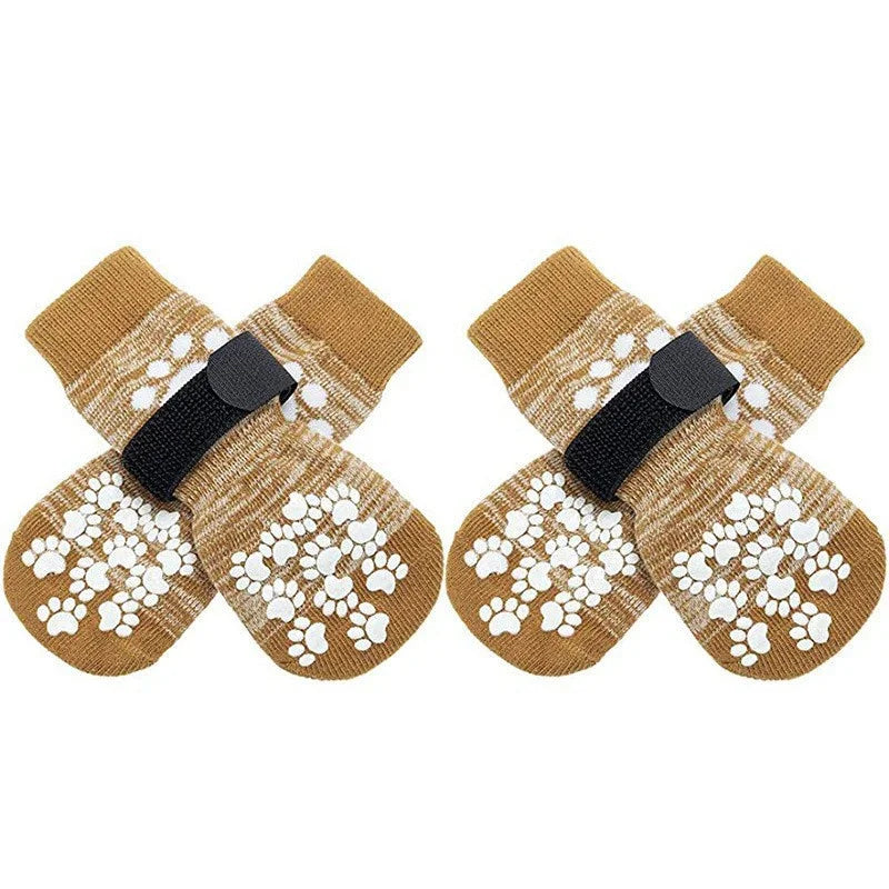 SafePaw™ Non-Slip Socks – Indoor Traction for Small Dogs