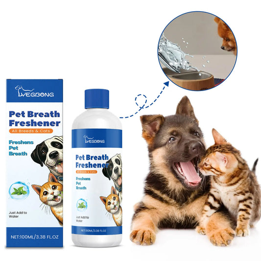 FreshBite™ Dog Oral Cleaner – Tartar & Bad Breath Removal Liquid